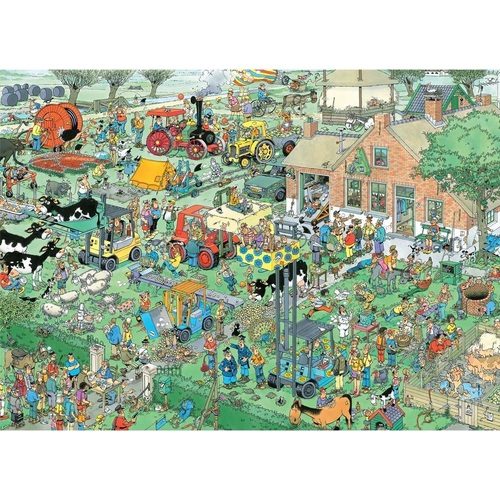 Holdson - Jan Van Haasteren Farm Visit Puzzle 1000pc