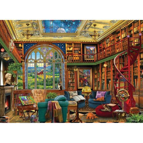 Holdson - Just One More Chapter, Country Library Puzzle 1000pc
