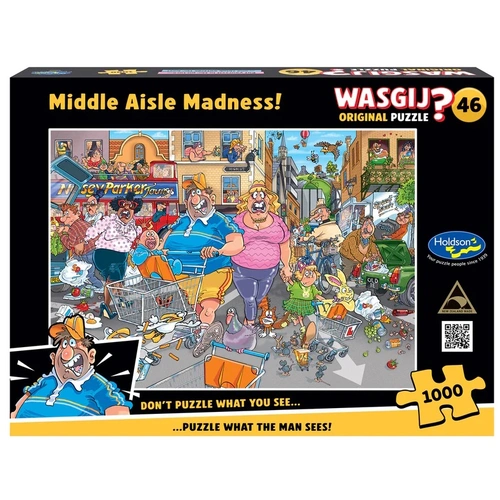 Holdson - WASGIJ? Original 46 Middle Aisle Madness! Puzzle 1000pc