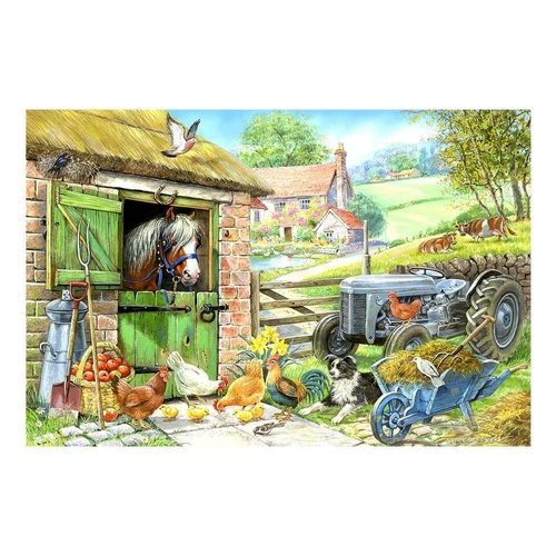 House of Puzzles - Down on the Farm Large Piece Puzzle 250pc