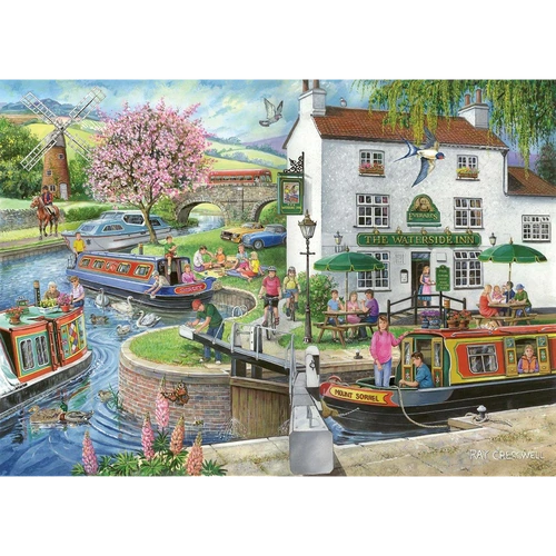 House of Puzzles - By the Canal Find the Difference Puzzle 1000pc