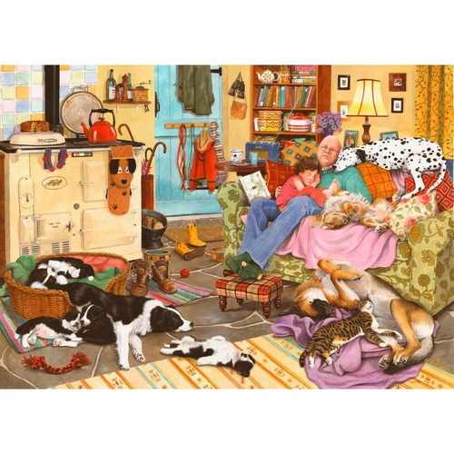 House of Puzzles - Dog Tired Puzzle 1000pc
