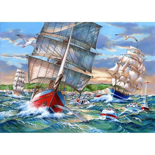 House of Puzzles - Tall Ships Puzzle 1000pc