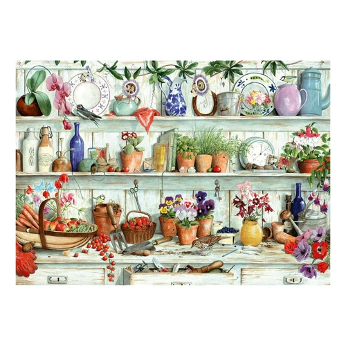 House of Puzzles - Posies & Produce Puzzle 1000pc
