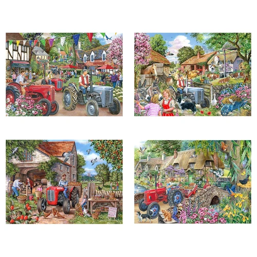 House of Puzzles - Farmer's Friend Large Piece Puzzle 4 x 250pc
