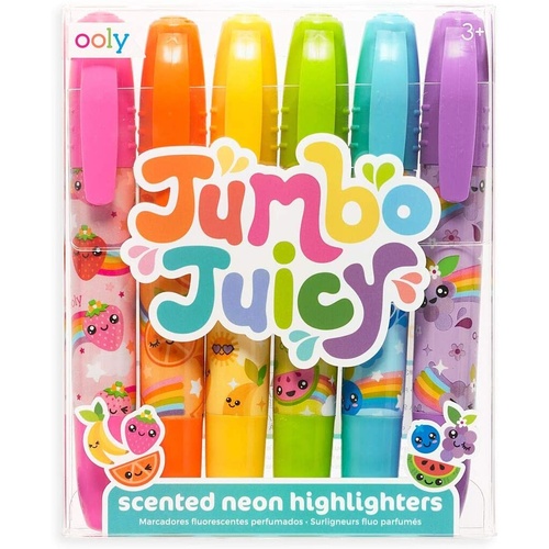 Ooly - Jumbo Juicy Scented Neon Highlighters (6 pack)