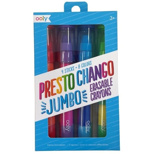 Ooly Presto Chango Jumbo Erasable Crayons