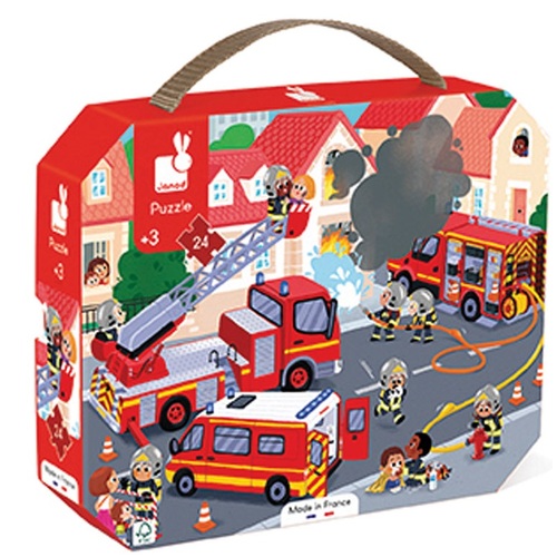 Janod - Firefighter Puzzle 24pc (DAMAGED BOX)