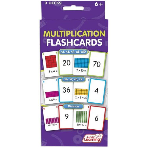 Junior Learning - Multiplication Flashcards