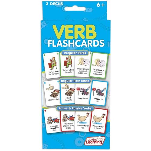 Junior Learning - Verb Flashcards
