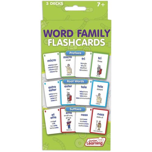 Junior Learning - Word Family Flashcards