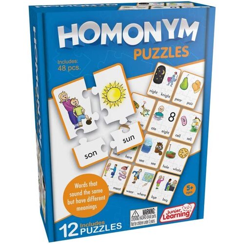 Junior Learning - Homonym Puzzles