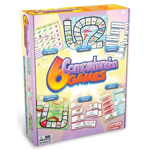 Junior Learning - 6 Comprehension Games