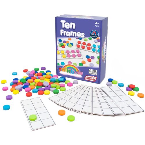 Junior Learning - Rainbow Ten Frames