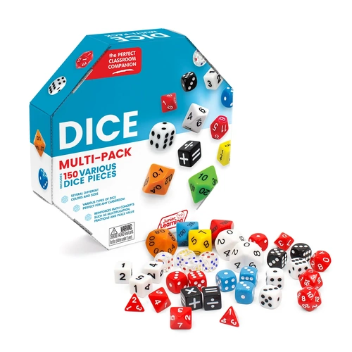 Junior Learning - Dice - Multi-pack (150 pieces)