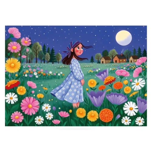 JaCaRou - Starlit Floral Fields Puzzle 1000pc