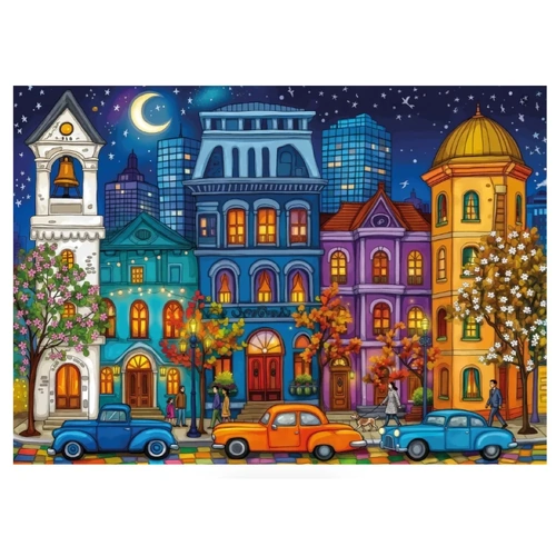 JaCaRou - Twilight City Glow Puzzle 1000pc