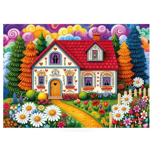 JaCaRou - Zesty Garden Cottage Puzzle 1000pc