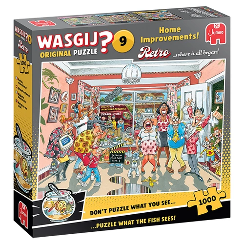 Jumbo - WASGIJ? Retro Original 9 Home Improvements! Puzzle 1000pc
