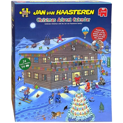 Jumbo - Jan Van Haasteren 2025 Christmas Advent Calendar (24 x 54 piece puzzles)