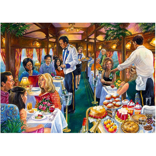 Jumbo - The Dining Carriage Puzzle 500pc