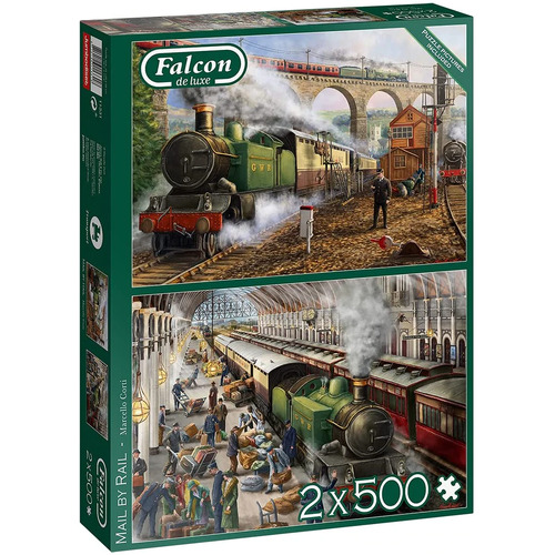Jumbo - Mail by Rail Puzzle 2 x 500pc