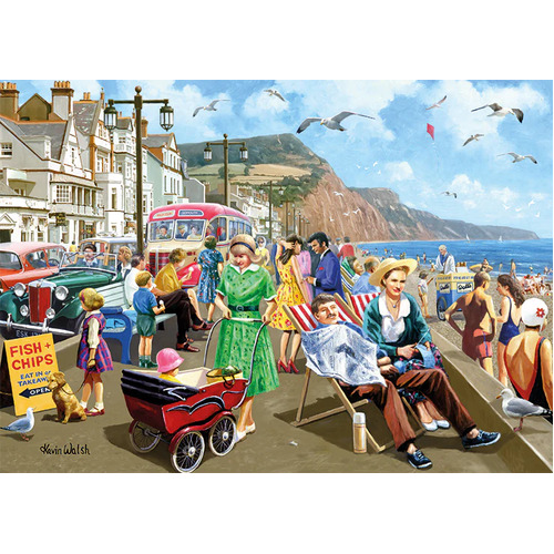 Jumbo - Sidmouth Seafront Puzzle 500pc