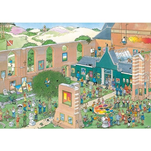 Jumbo - Jan Van Haasteren The Art Market Puzzle 2000pc