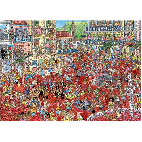 Jumbo - Jan Van Haasteren La Tomatina Puzzle 1000pc