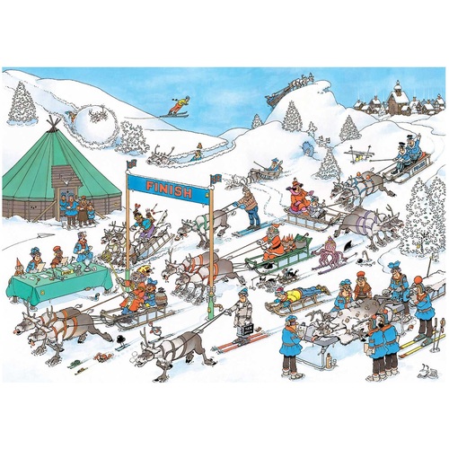 Jumbo - Jan Van Haasteren Reindeer Races Puzzle 500pc