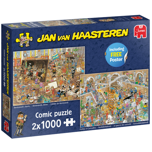Jumbo - Jan Van Haasteren A Trip to the Museum Puzzle 2 x 1000pc