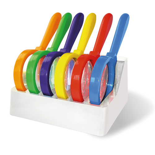 Maxitronix - 6 Hand Held Magnifiers with Stand