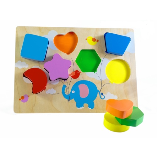 Kiddie Connect - Flying Balloon Chunky Shape Puzzle