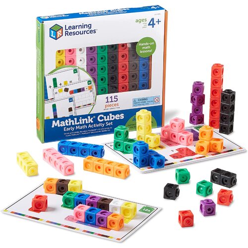 Learning Resources - Mathlink Cubes Early Maths Activity Set