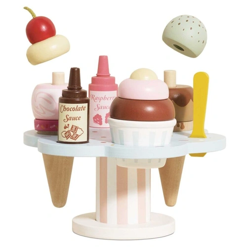 Le Toy Van - Wooden Ice Cream Stand & Toppings