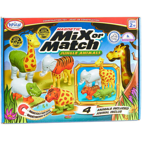 Popular Playthings - Magnetic Mix or Match Jungle Animals