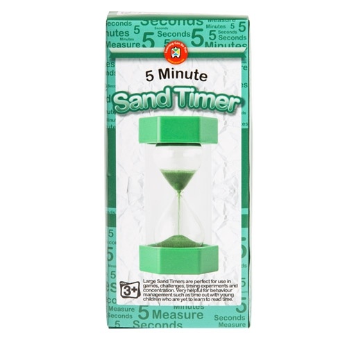 Learning Can Be Fun - Large Sand Timer 5 Minutes