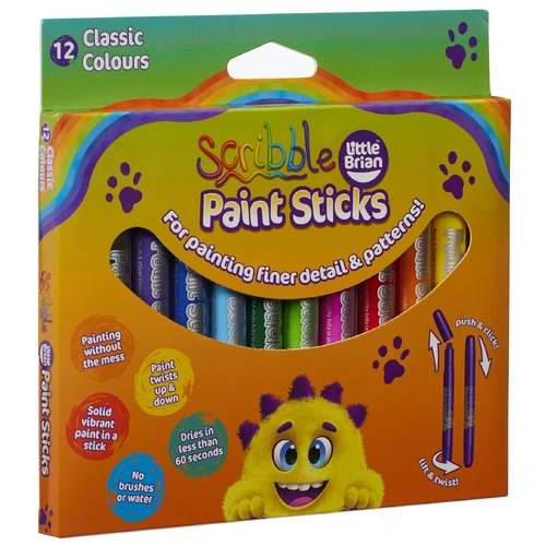 Little Brian - Scribble Paint Sticks (18 pack)