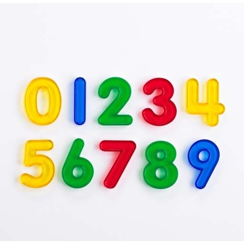 Learning Can Be Fun - Transparent Numbers (10 piece set)