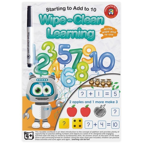 Learning Can Be Fun - Wipe-Clean Learning Starting to Add to 10