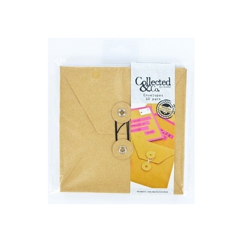 Collected & Co - Envelopes - Natural/White (10 pack)
