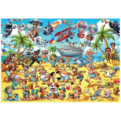 Magnolia - Chaos on the Beach Puzzle 1000pc