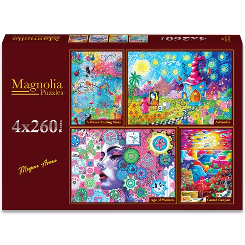 Magnolia - Megan Aroon Puzzle 4x260pc