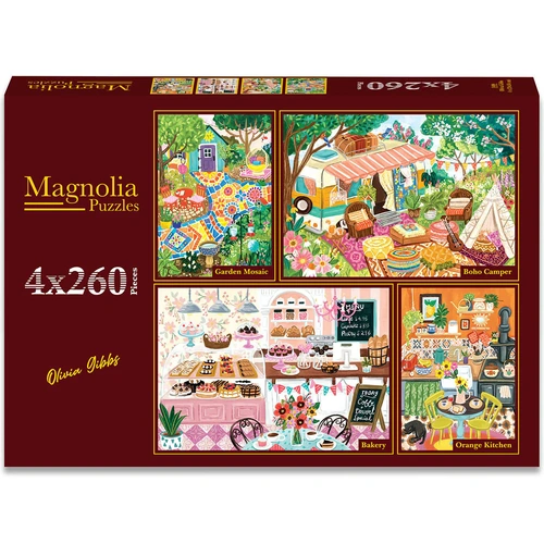 Magnolia - Olivia Gibbs Puzzle 4x260pc