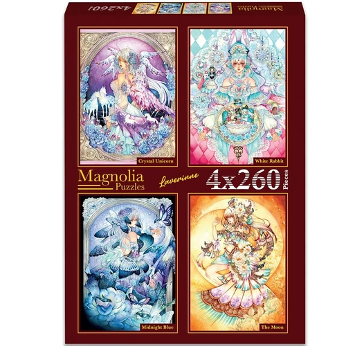 Magnolia - Laverinne Puzzle 4x260pc