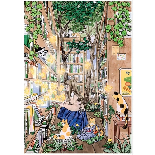 Magnolia - In the Forest of Books Puzzle 1000pc