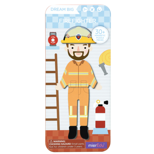 mierEdu - Magnetic Puzzle Box - Firefighter