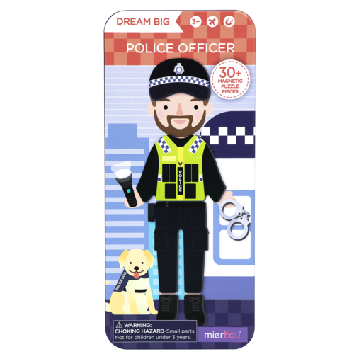 mierEdu - Magnetic Puzzle Box - Police Officer