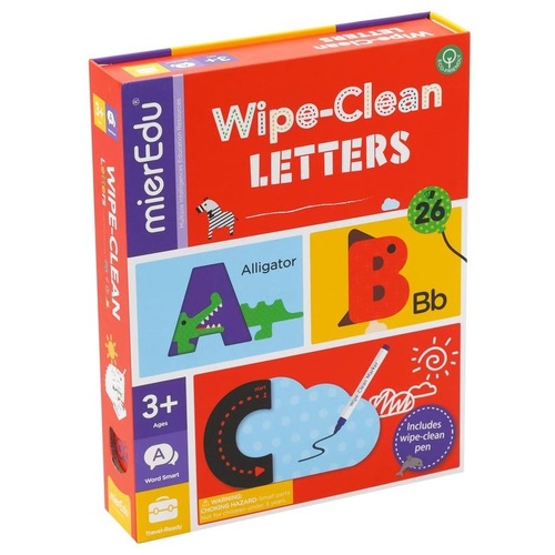 mierEdu - Wipe-Clean Activity Set - Letters