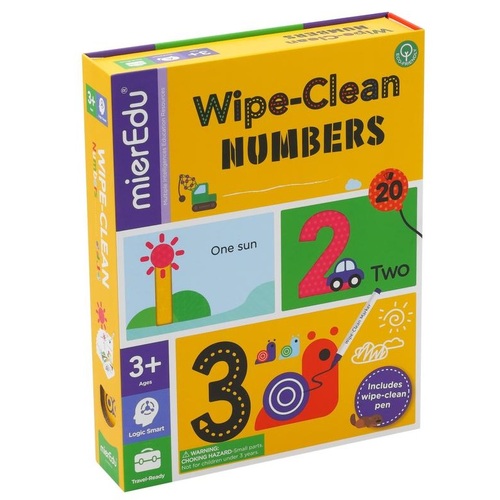 mierEdu - Wipe-Clean Activity Set - Numbers